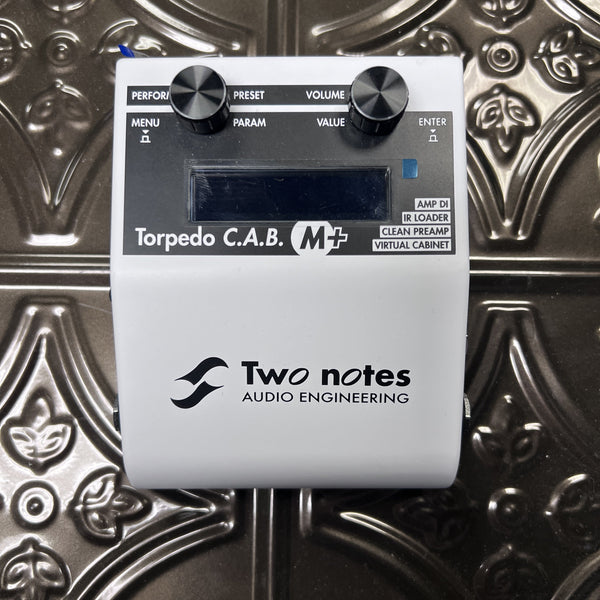 Used Two Notes Torpedo C.A.B. M+ Speaker Emulator Pedal