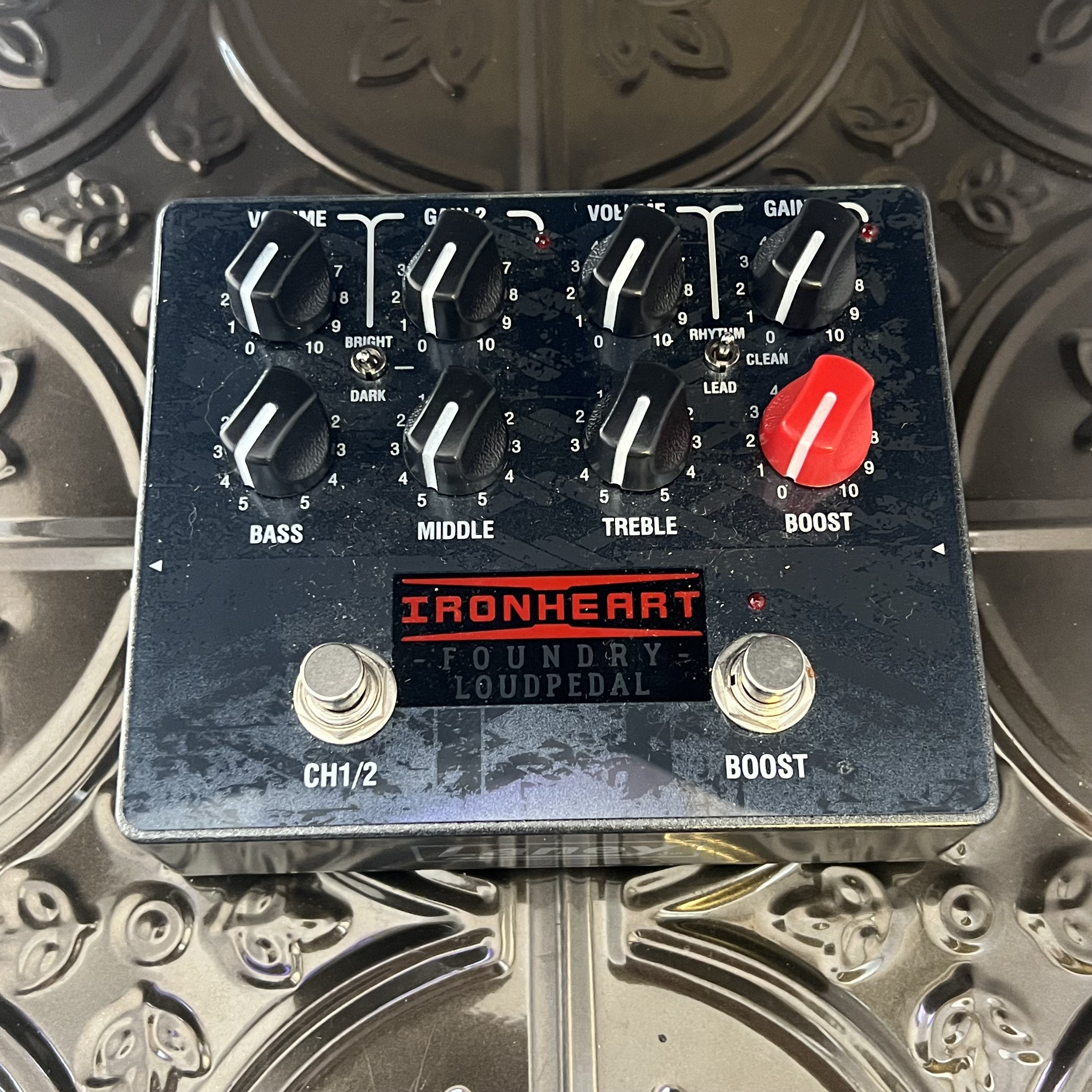 Used Laney Ironheart Foundry Loudpedal Black Country Customs