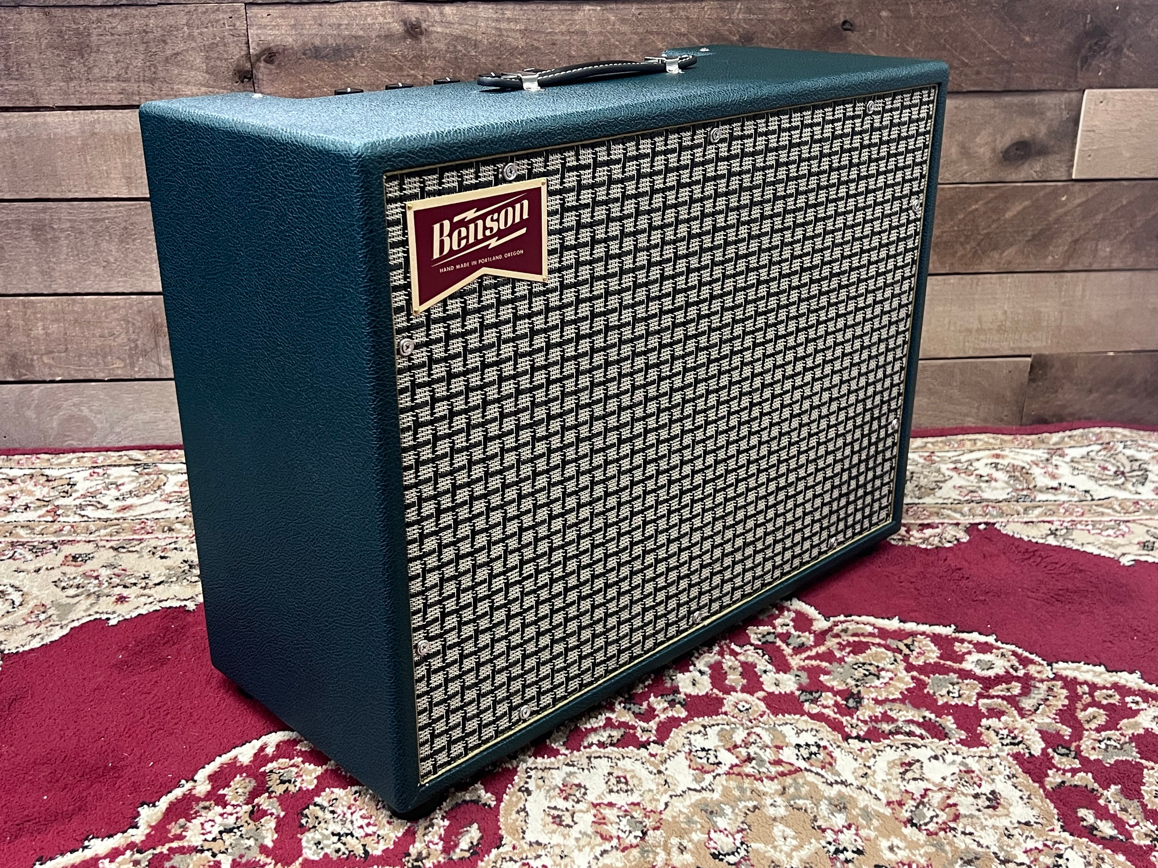 Benson Amps Redland 15 Reverb 1x12 Combo - Green Tolex w/ Checkered Grille