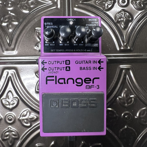 Used Boss BF-3 Flanger Pedal