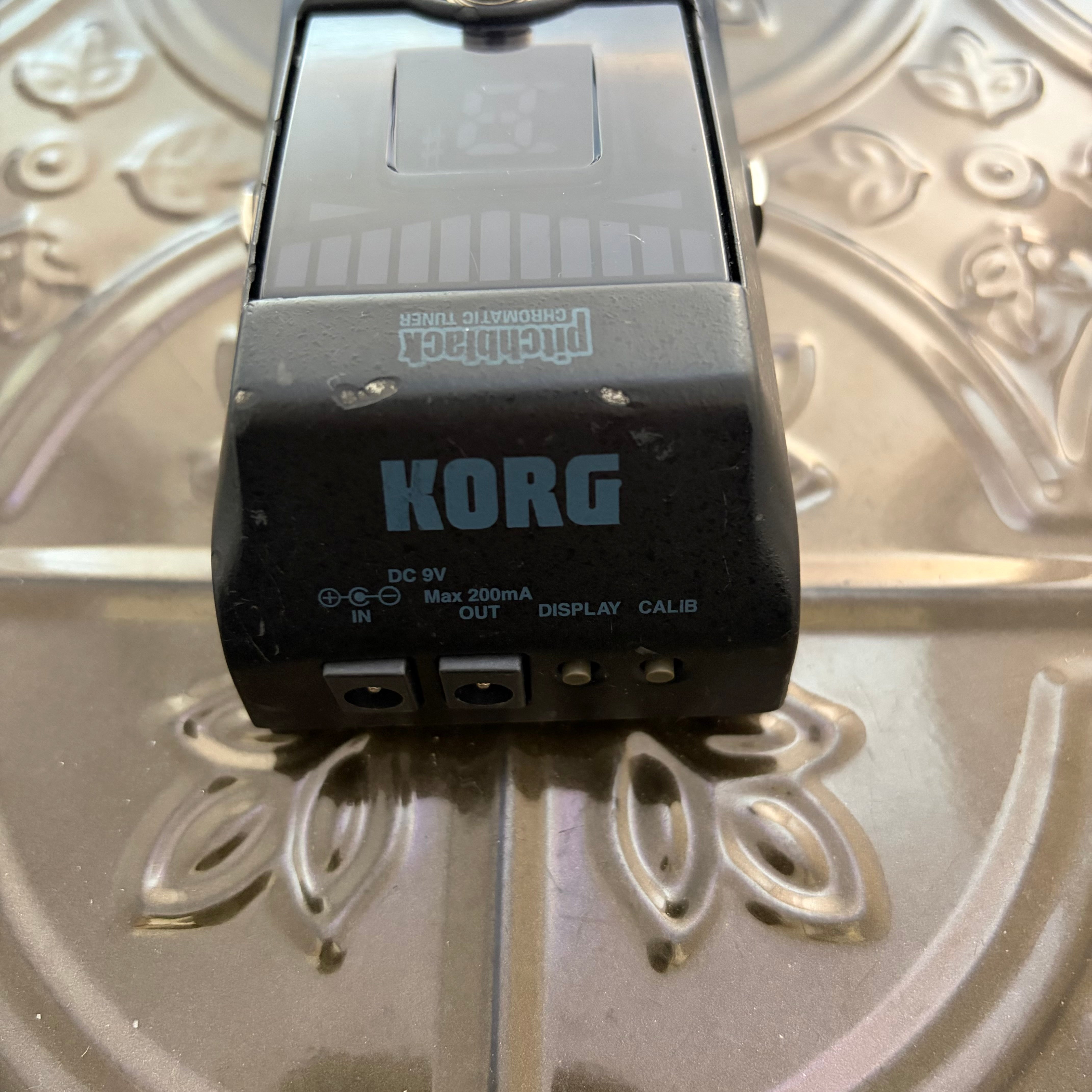 Used Korg Pitchblack PB-01 Tuner - Black
