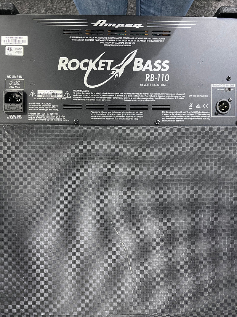 Ampeg Rocket Bass RB-110 50 Watt Bass Combo Amp Demo Model