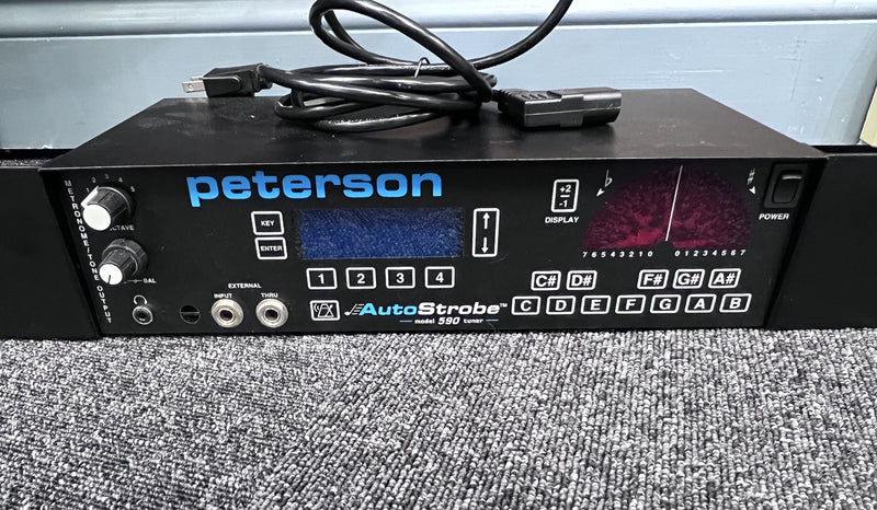 Used Peterson AutoStrobe R590 Rackmount Strobe Tuner