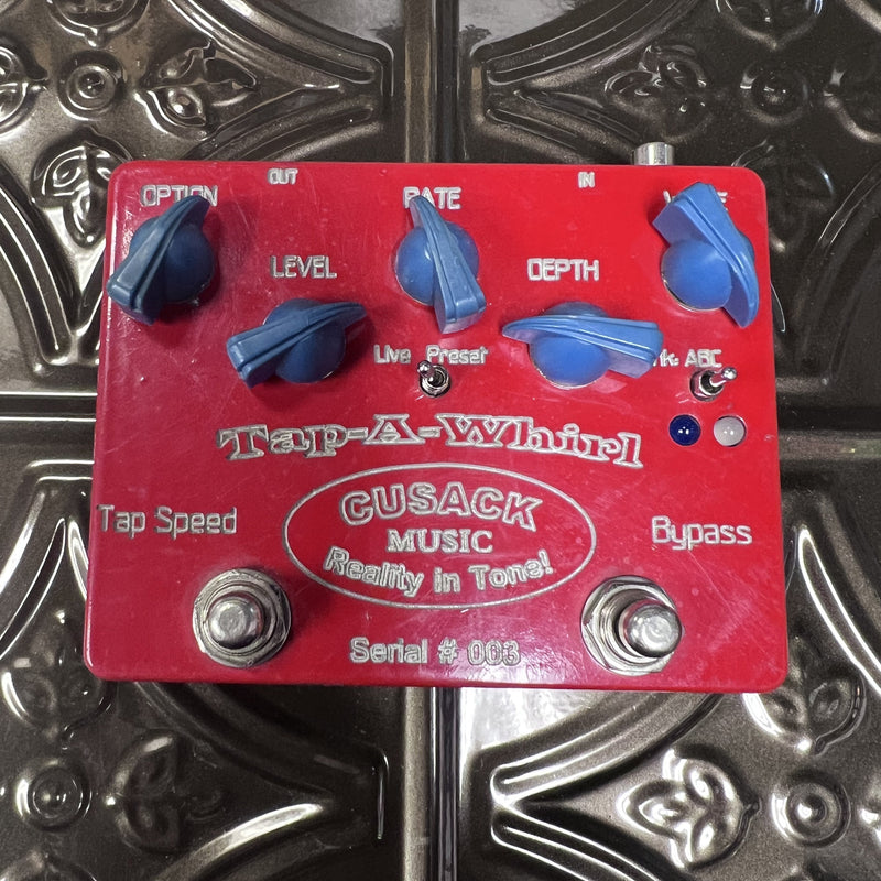 Used Cusack Music Tap-A-Whirl (SN:003) Tremolo - Red