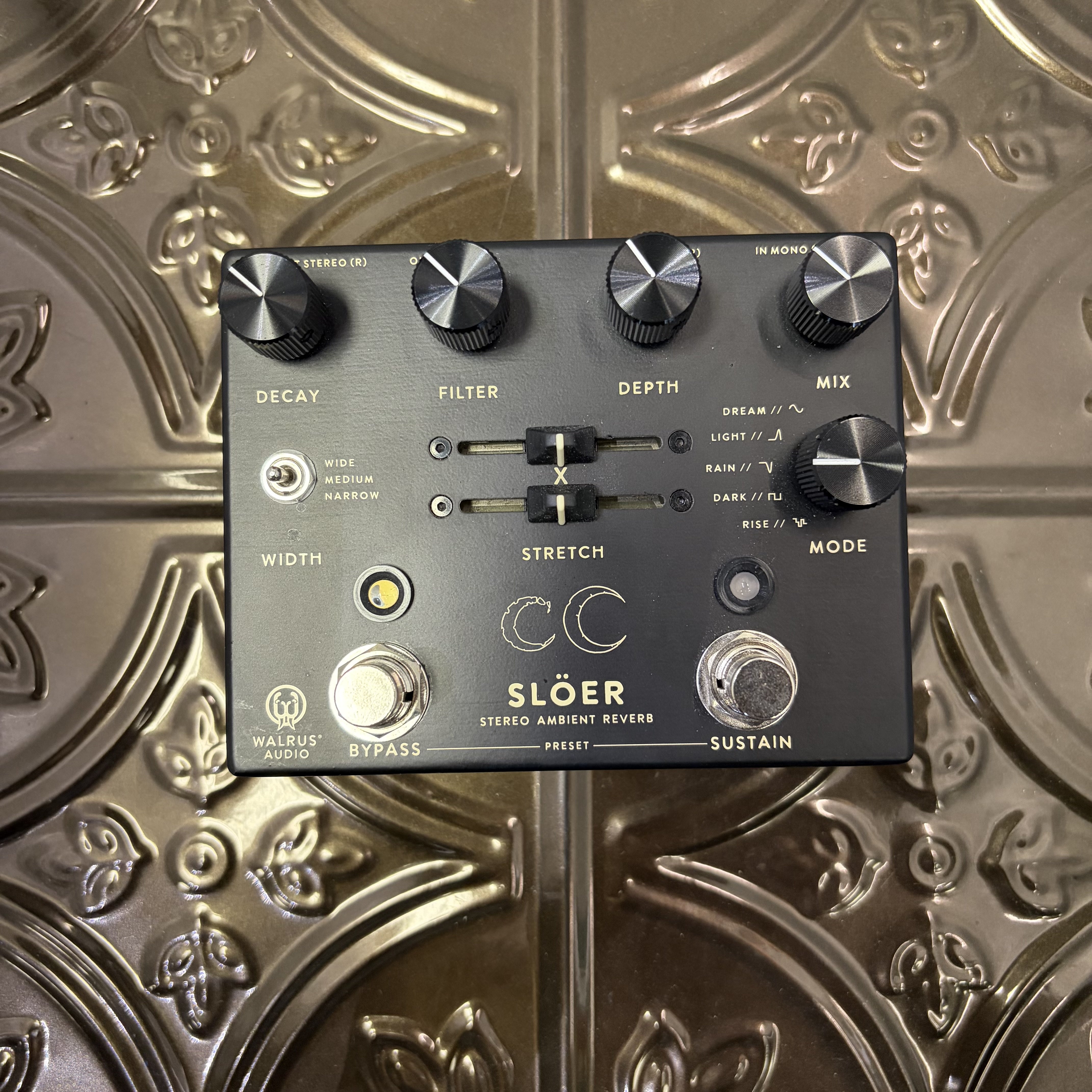Used Walrus Audio Sloer Stereo Ambient Reverb - Black