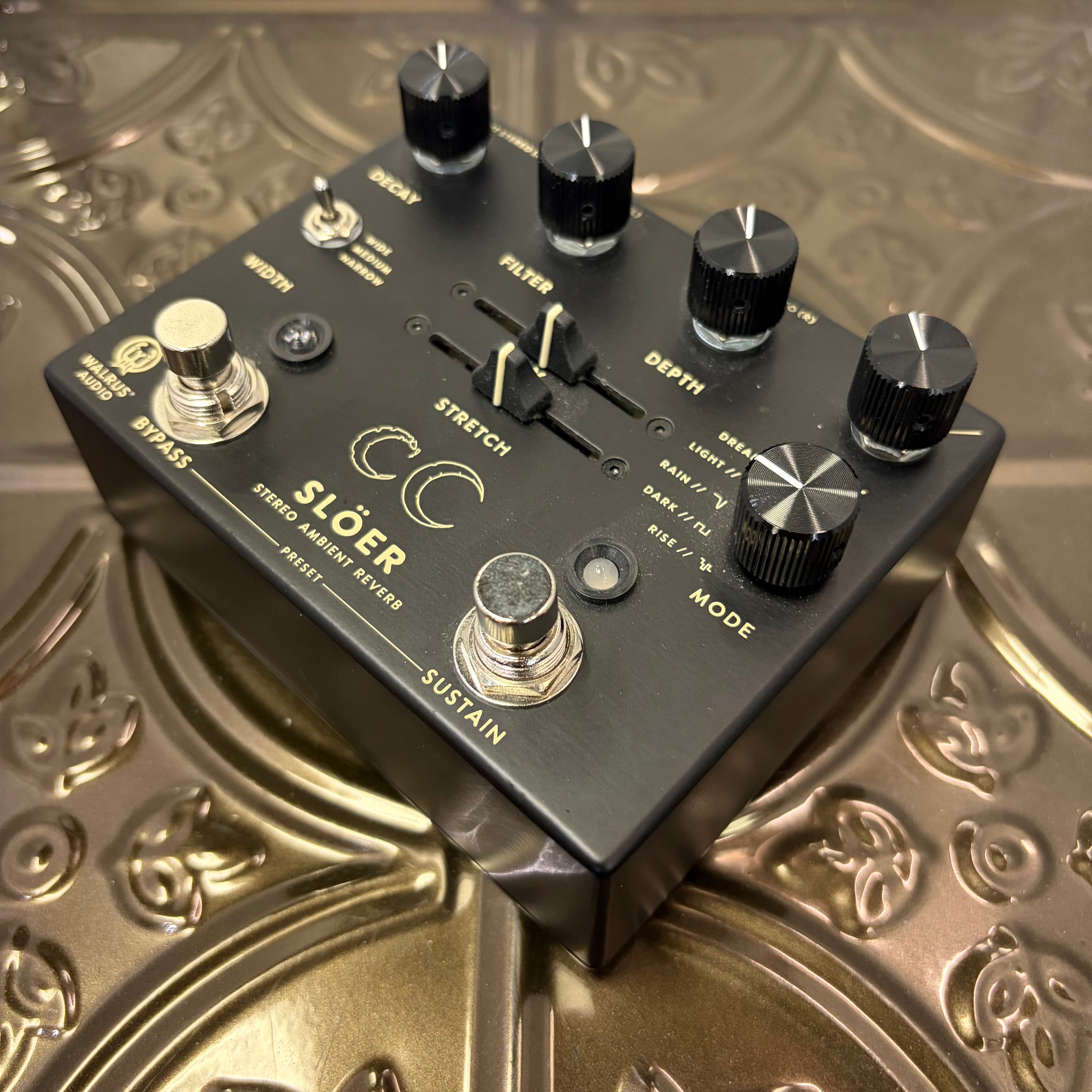 Used Walrus Audio Sloer Stereo Ambient Reverb - Black