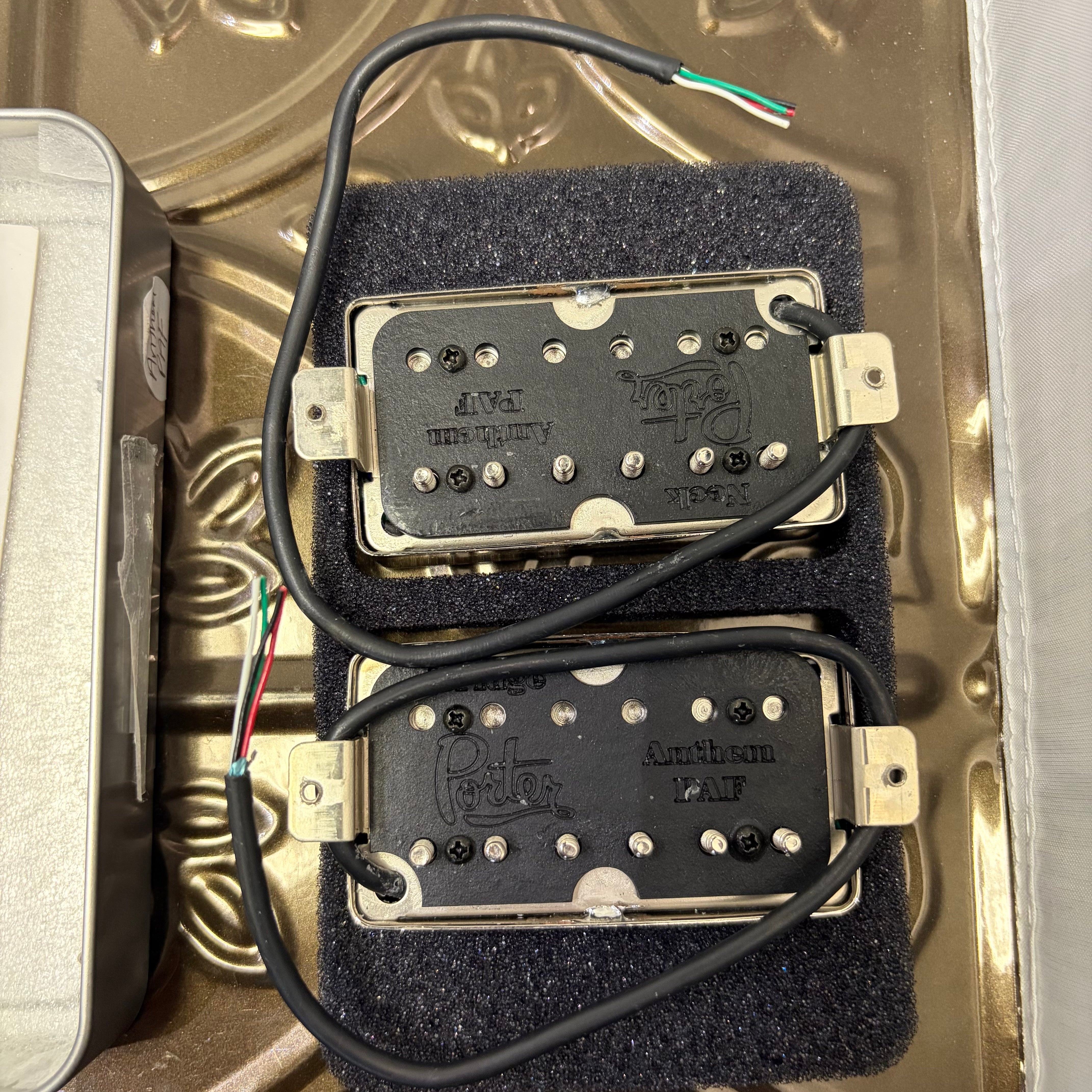 Used Porter Pickups Anthem PAF Set - Nickel