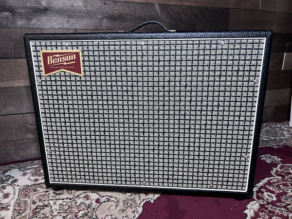 Benson Amps Bellringer 1x12 Combo - Black Tolex w/ Black Checkered Grille & White Piping