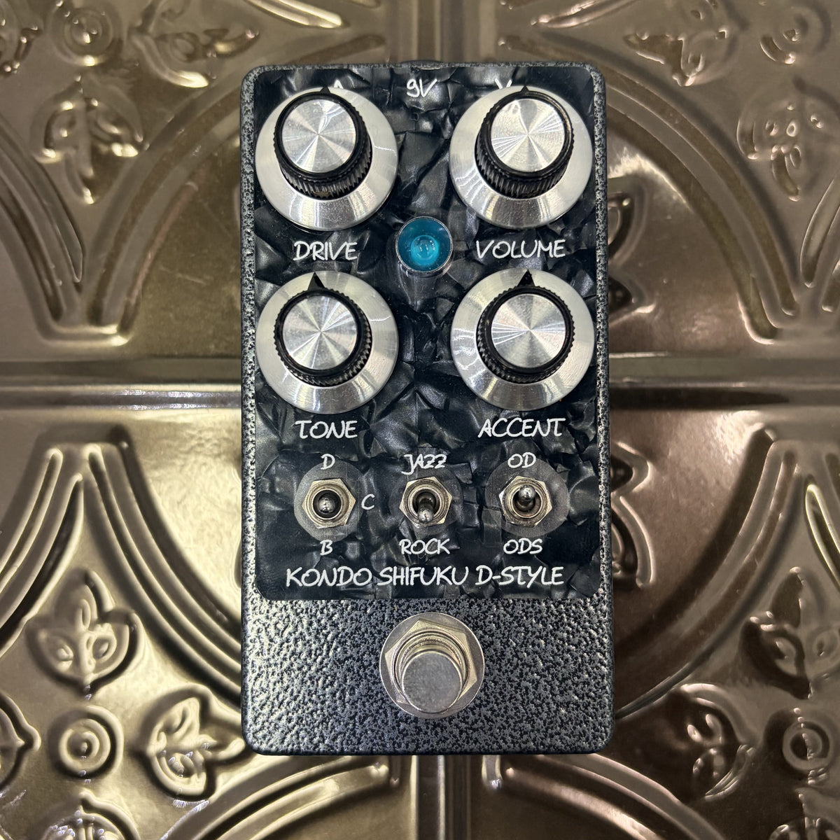 Used Demons Pedals Kondo Shifuku D-Style - Black Pearl (Faceplate)