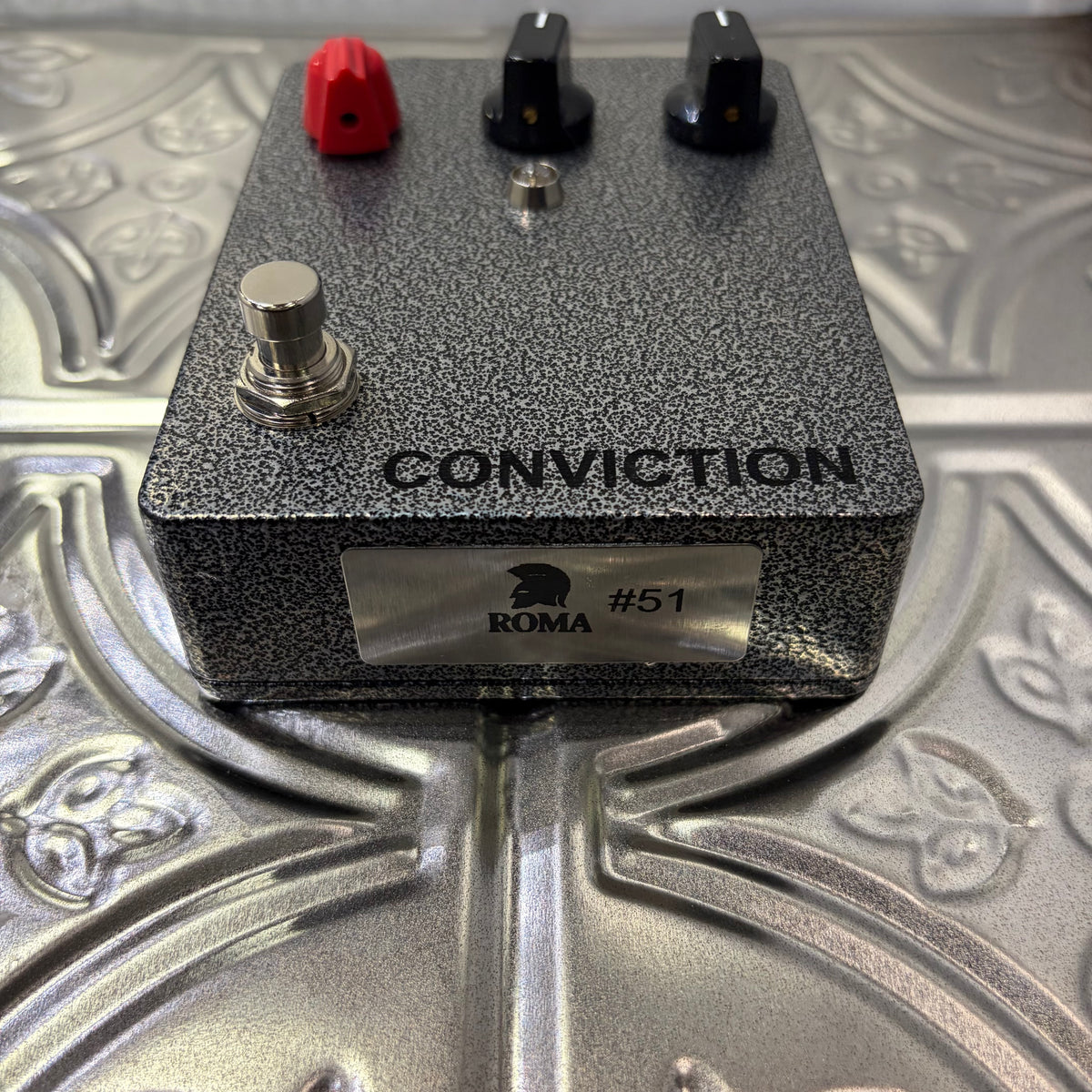 Roma Devices Conviction Overdrive Hammered Silver