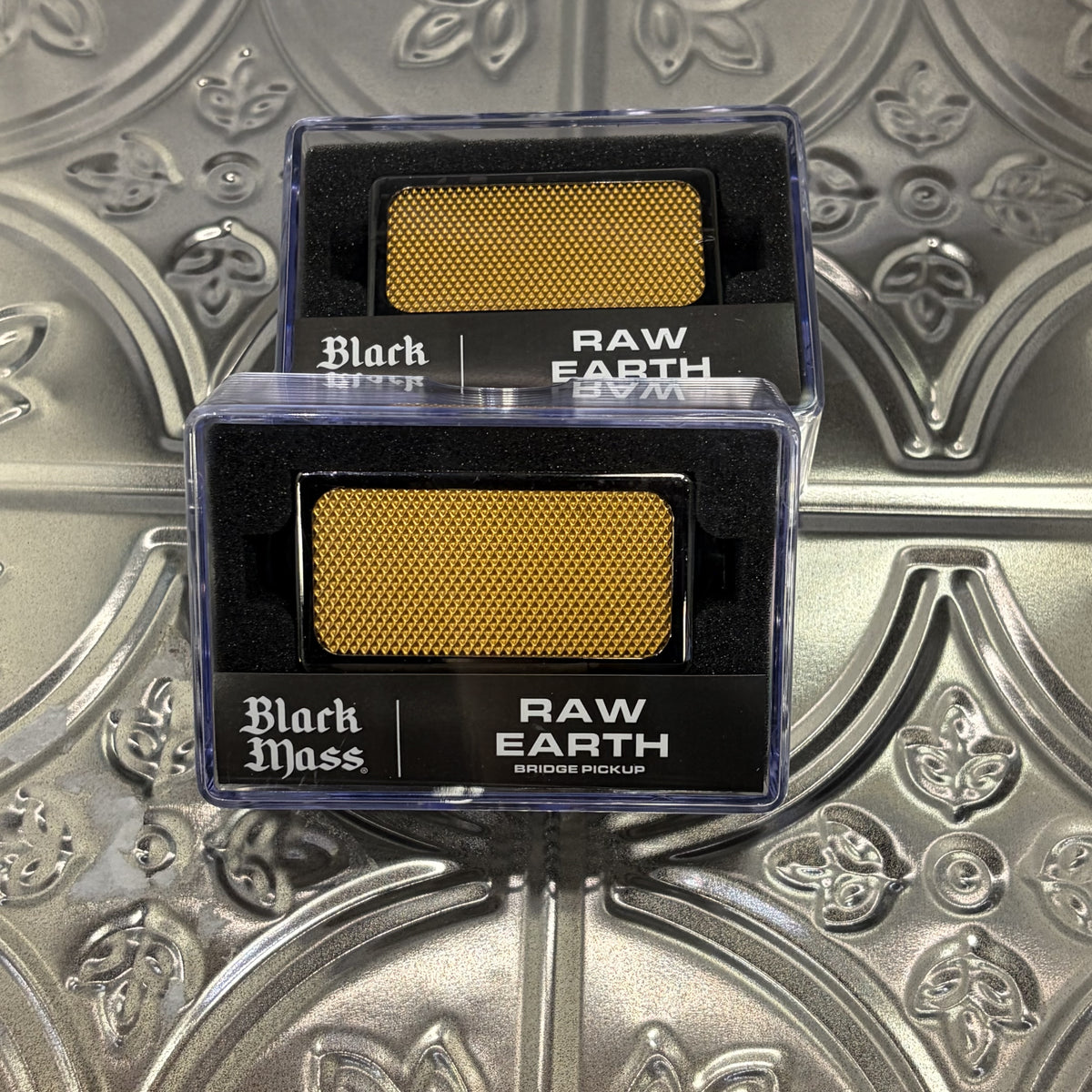 Black Mass Electronics Raw Earth Humbucker Set Gold Foil