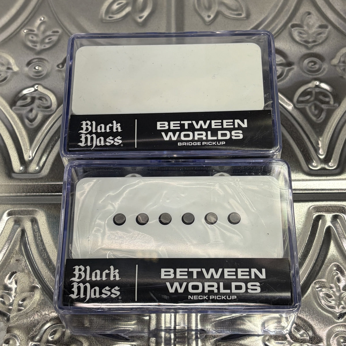 Black Mass Electronics Between Worlds Pickup Set JM Size White