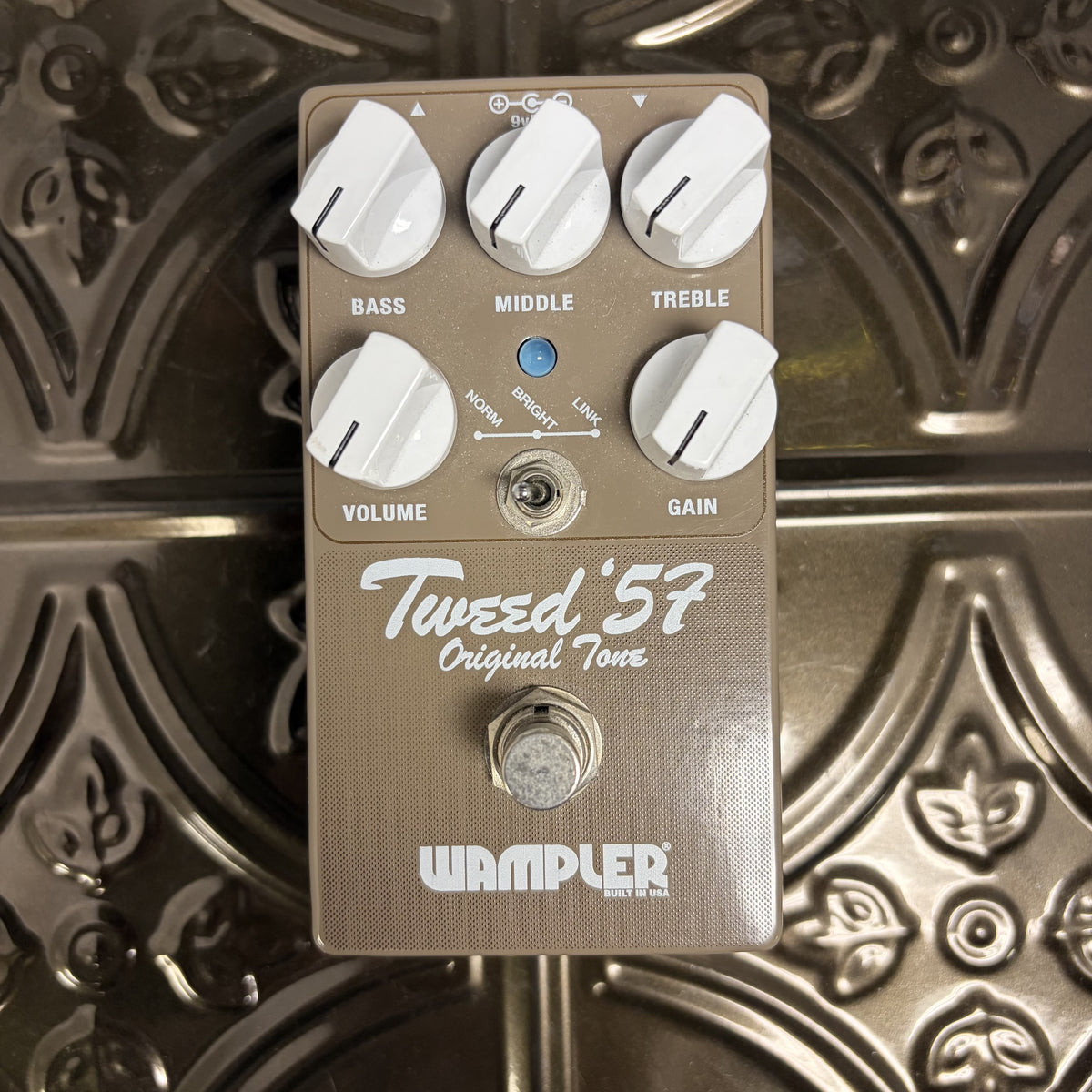 Used Wampler Tweed '57 Overdrive Pedal w/box