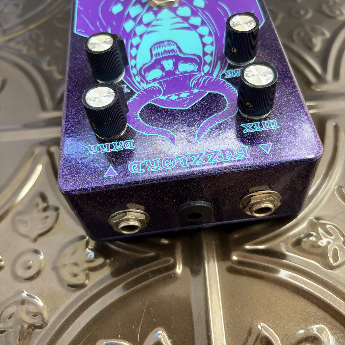 Used Fuzzlord Effects Dark Master Purple Sparkle
