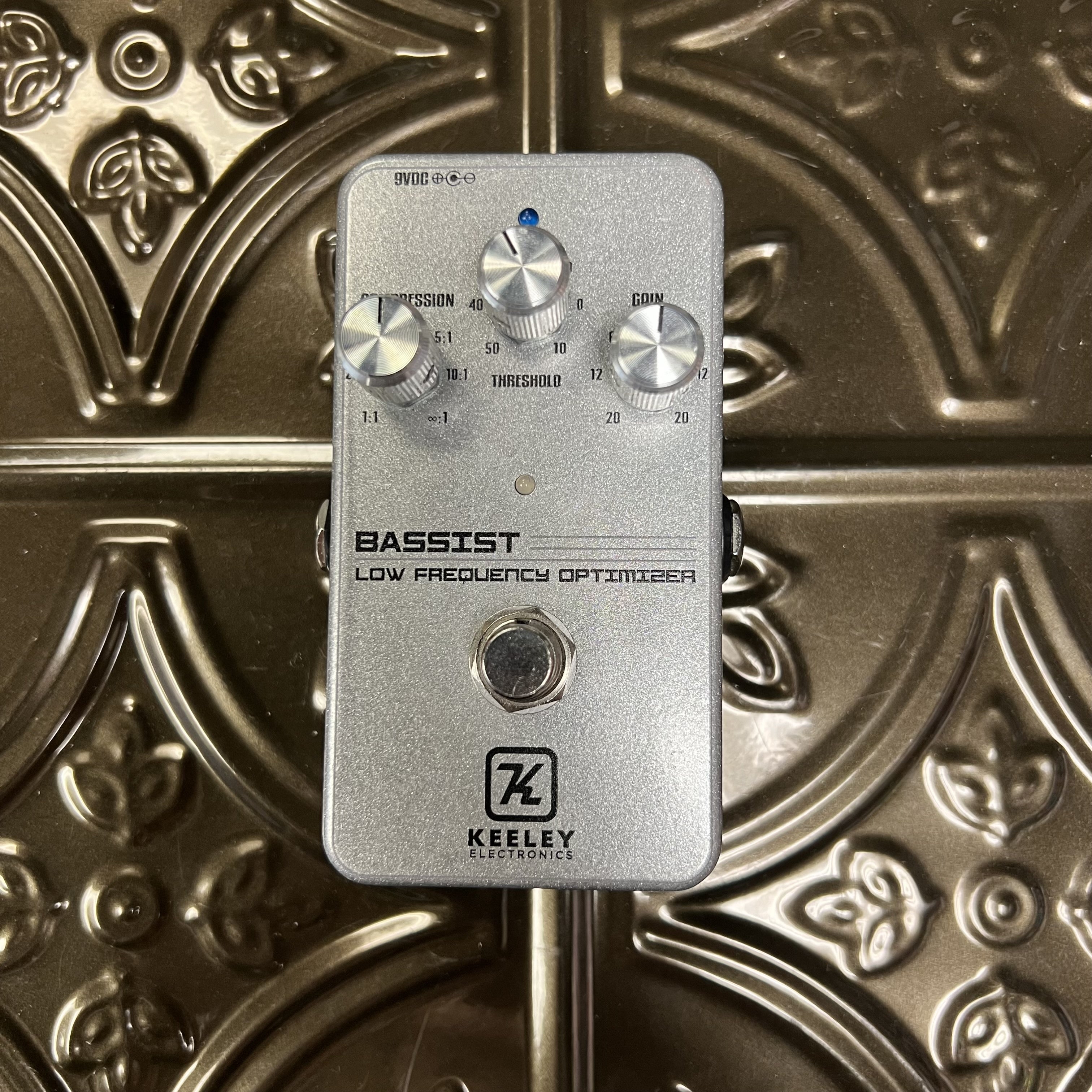 Keeley Electronics Bassist Compressor Silver Steel Used