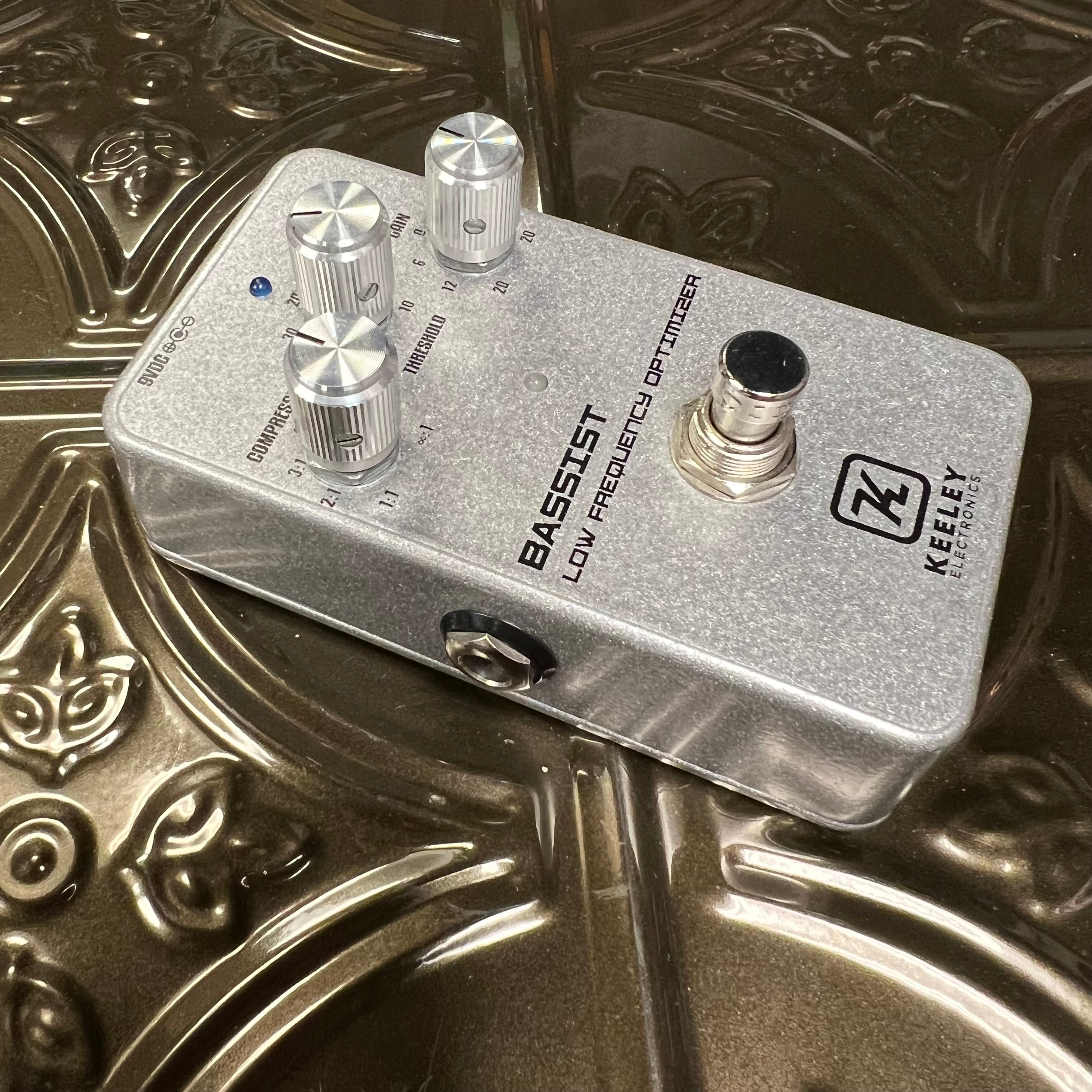 Keeley Electronics Bassist Compressor Silver Steel Used