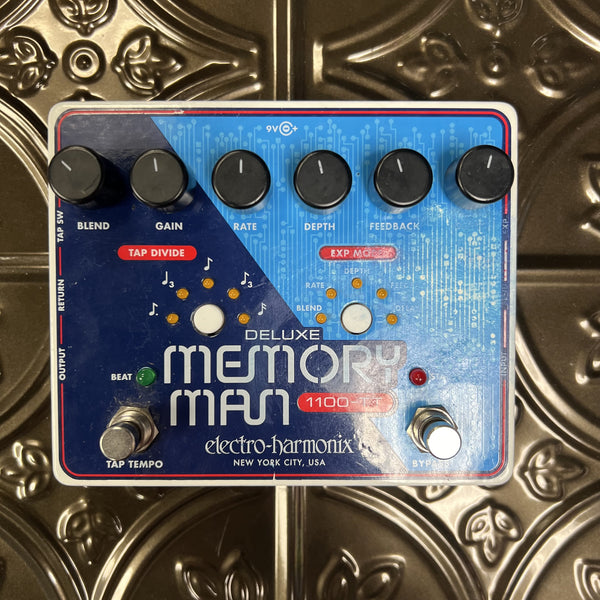 Used Electro Harmonix Memory Man Deluxe 1100-TT