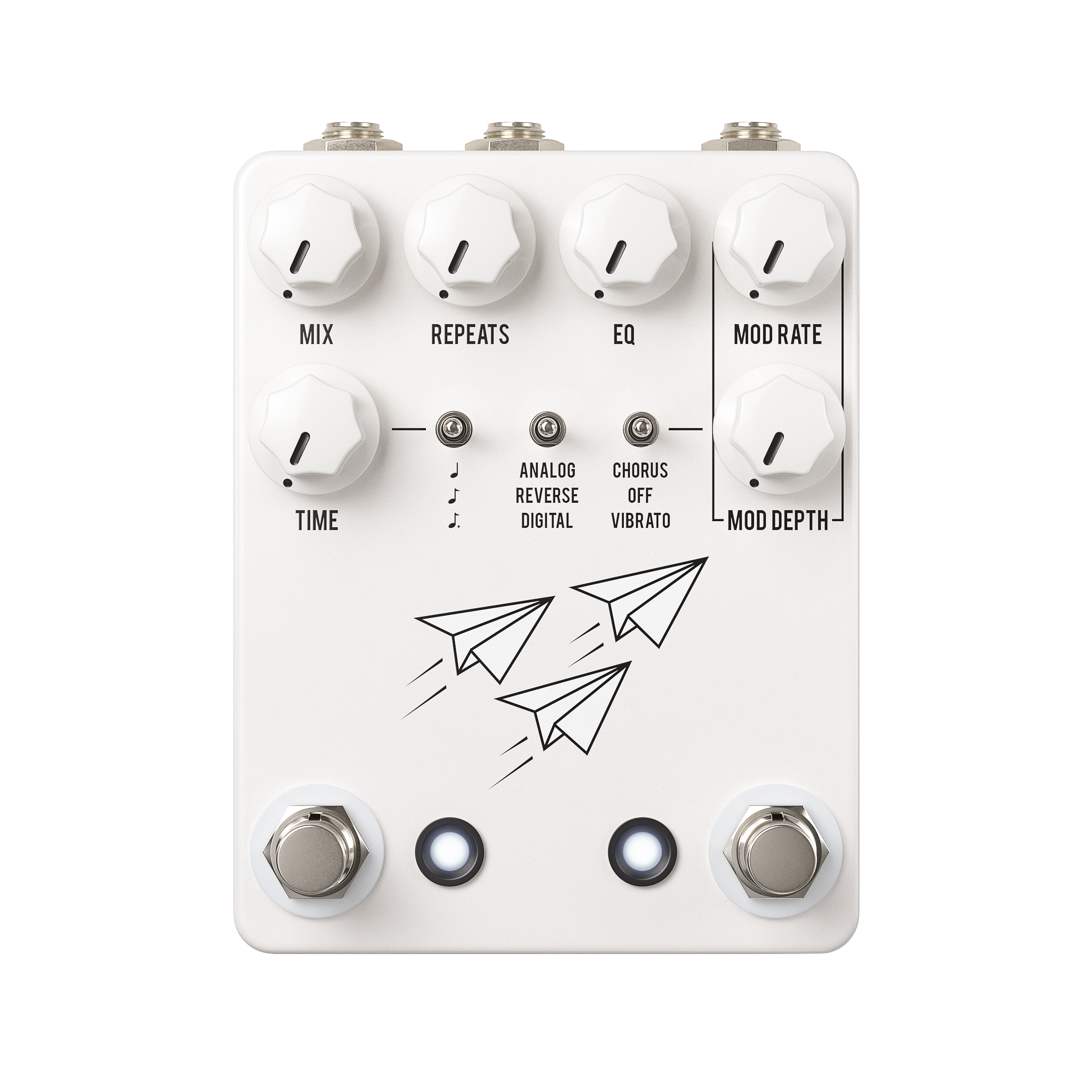 JHS Pedals Flight Delay - White