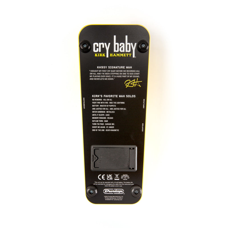 Kirk Hammett Cry Baby Wah Yellow Sparkle Special Edition