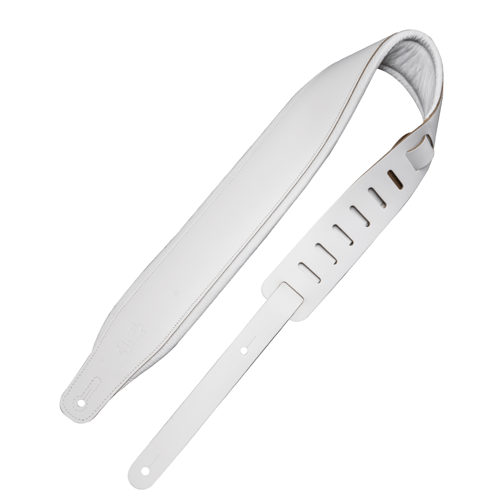 Levy's M26PD-WHT Padded Guitar Strap