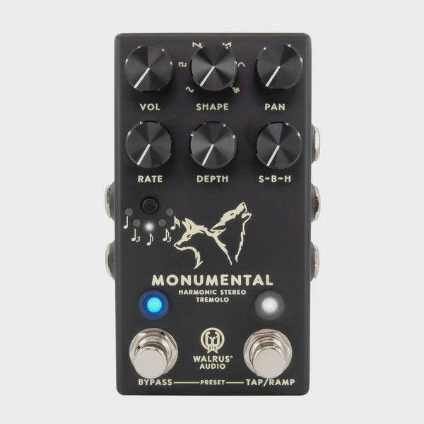 Walrus Audio Monumental Harmonic Stereo Tremolo Black