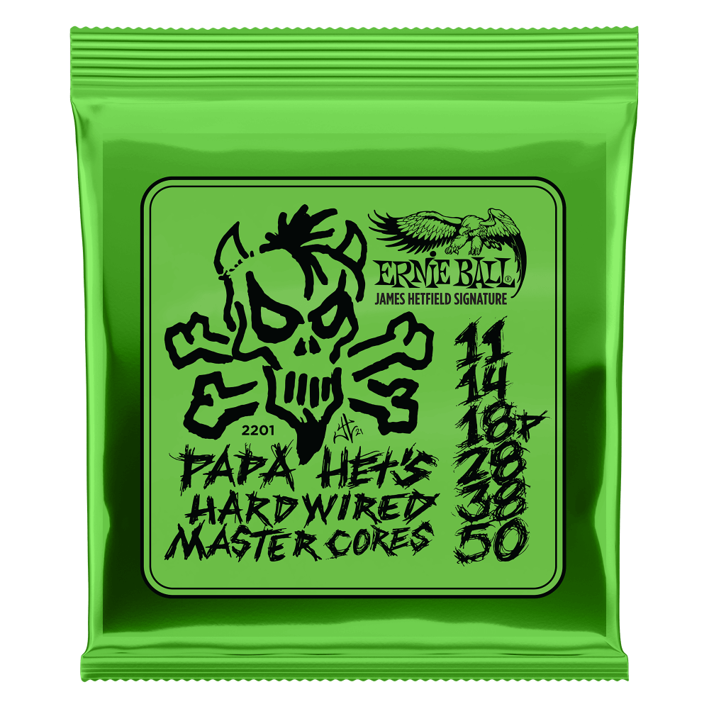 Ernie Ball Papa Het's Hardwired Master Cores Signature Strings 11-50 Gauge