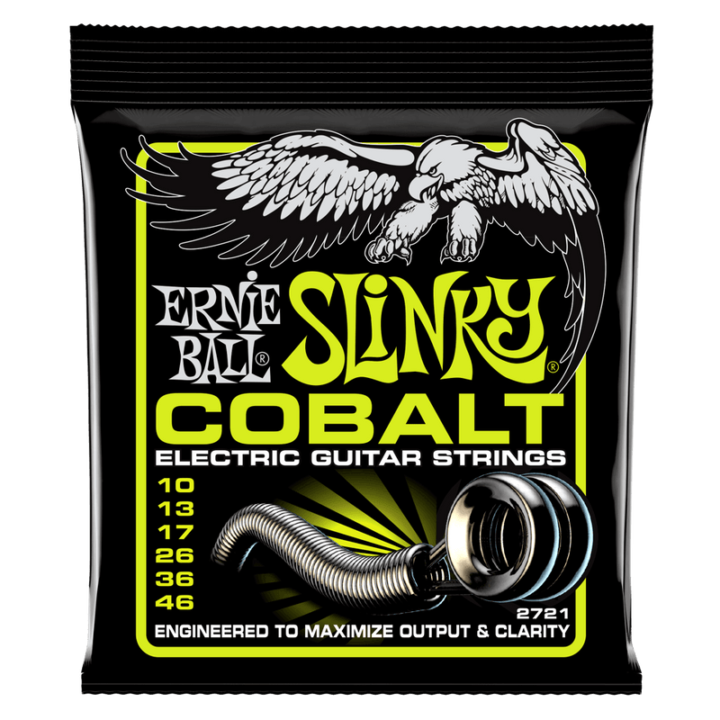 Ernie Ball Regular Slinky Cobalt Electric Guitar Strings 10-46 Gauge