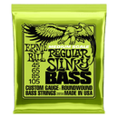Ernie Ball Regular Slinky Nickel Wound Medium Scale Electric Bass Strings 45-105 Gauge