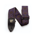 Ernie Ball Classic Jacquard Guitar Strap/Bass Strap - Purple Paisley