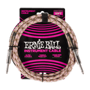 Ernie Ball P06426 Braided Instrument Cable Straight/Straight 10ft - Emerald Argyle