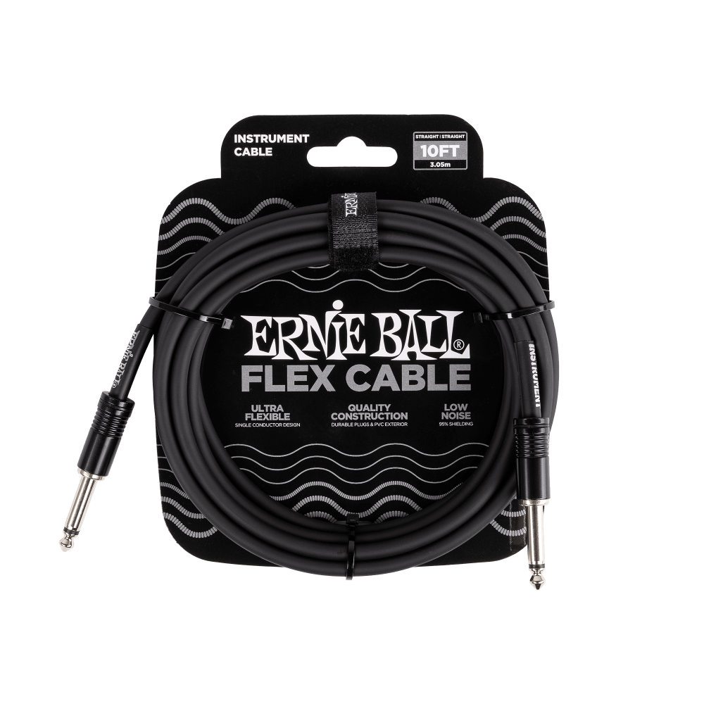 Ernie Ball Flex Cable 10ft Black