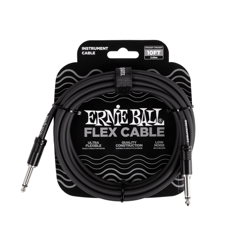 Ernie Ball Flex Cable 10ft Black