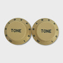 Allparts Plastic Tone Knobs for Strat (2 pcs) - Cream