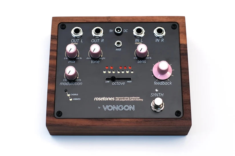 Vongon Rosetones - 12-voice Polyphonic Sympathetic Resonator Pedal