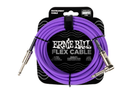 Ernie Ball Flex Instrument Cable Straight/Right 20ft Purple
