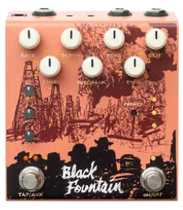 Old Blood Noise Endeavors Black Fountain Stereo Terracotta