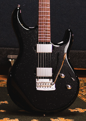 Ernie Ball Music Man Luke 4 HH - Black Sparkle