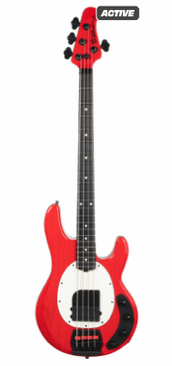 Music Man Tim Commerford StingRay Bass Active Caliper Red