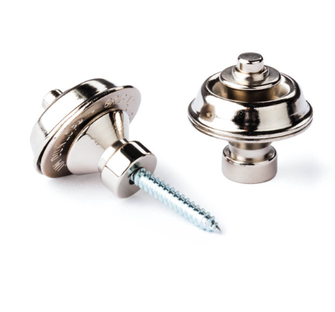 Dunlop Straplok Strap Retainers Traditional Nickel