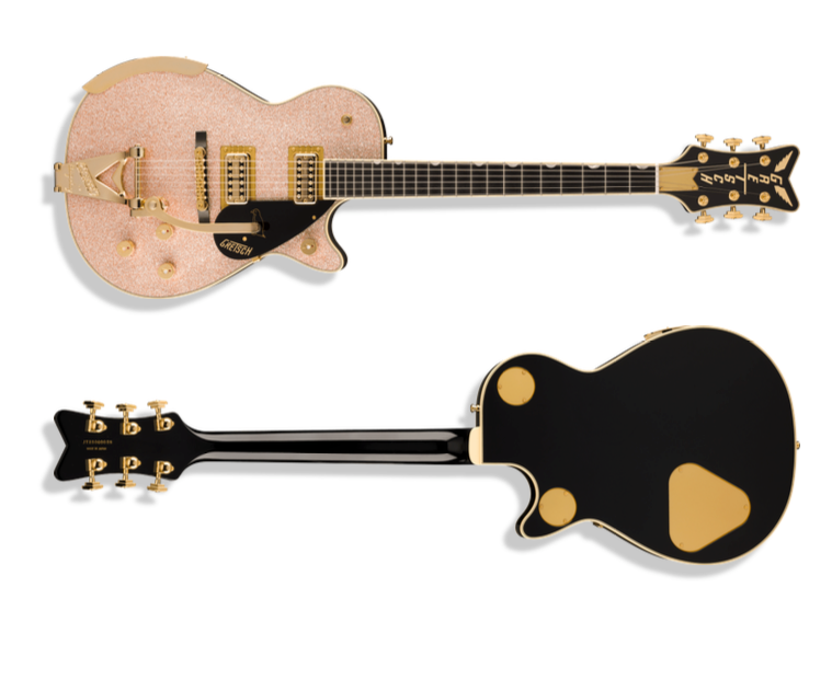 Gretsch Limited Edition Penguin with String-Thru Bigsby Champagne Sparkle PRE-ORDER for 10/25