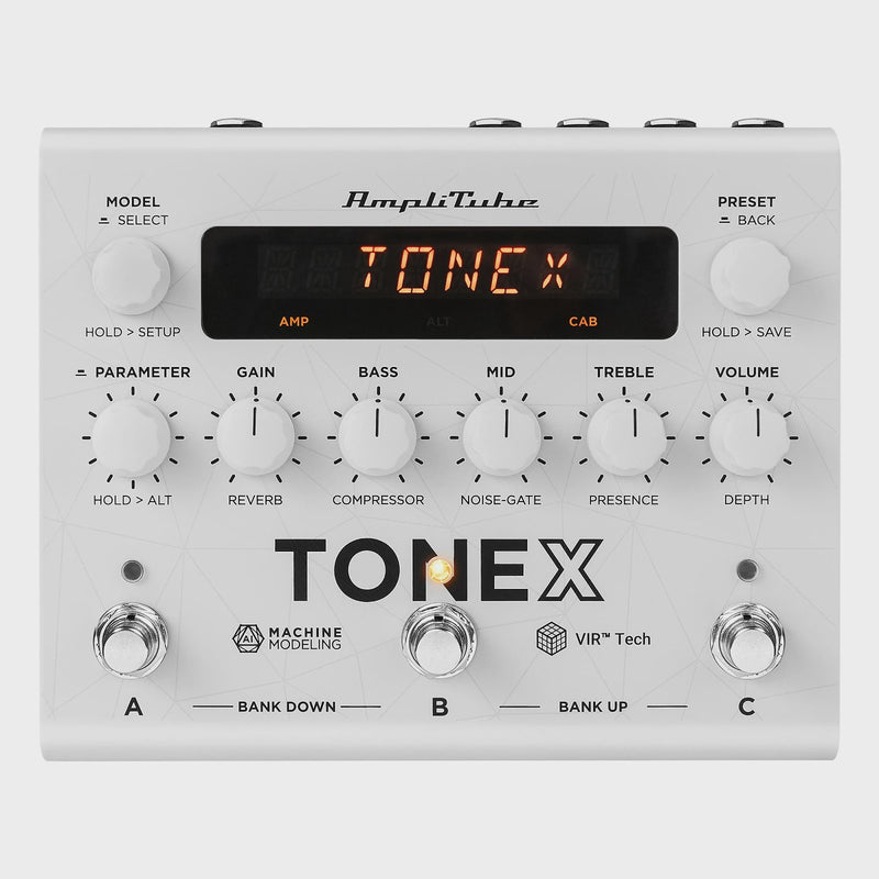 IK Multimedia TONEX Anniversary Edition Guitar & Bass Amps/Cab/Effects Modeler Pedal - White