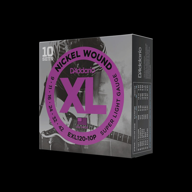 D'Addario Propack EXL120-10P 9-42