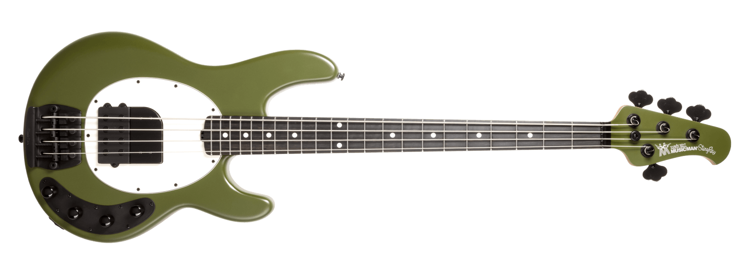 Ernie Ball Music Man  Tim Commerford Artist Series StingRay Bass in Xavier Green Active