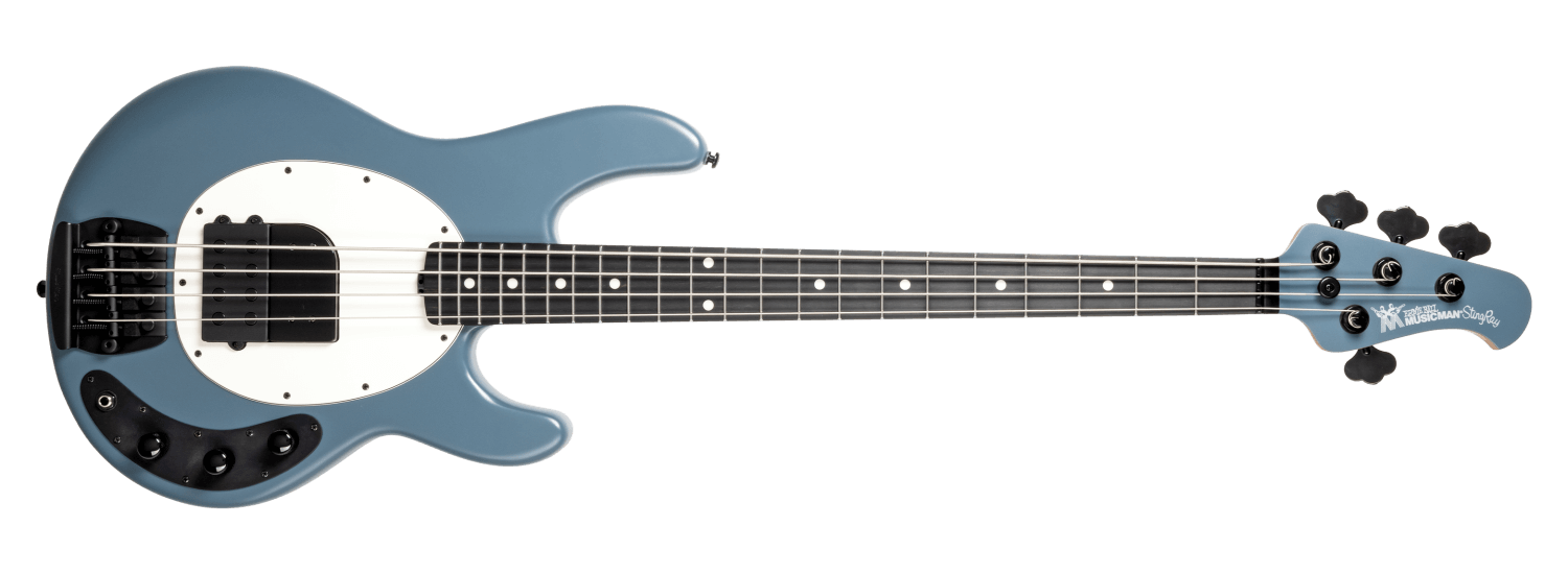 Ernie Ball Music Man Tim Commerford Artist Series StingRay Bass in Quentin Blue Passive