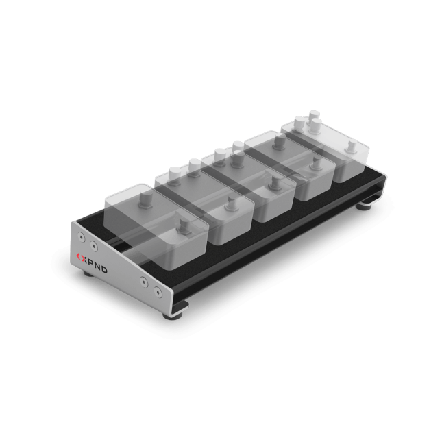 D'Addario XPND Core Single Row Pedalboard
