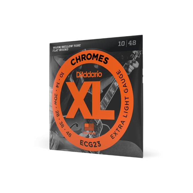 D'Addario ECG23 10-48 Extra Light, XL Chromes Electric Guitar Strings