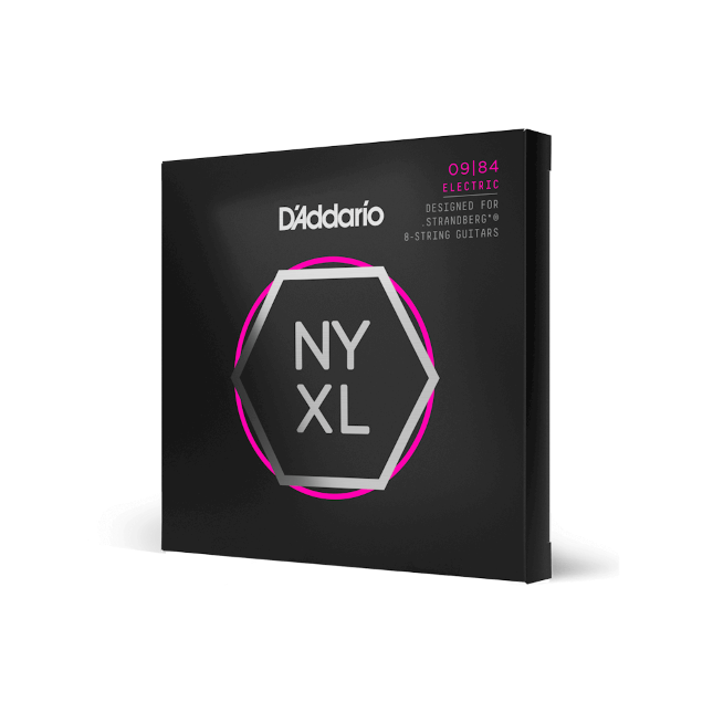 D'Addario 09-84 Custom Light 8-String Strandberg NYXL Electric Guitar Strings