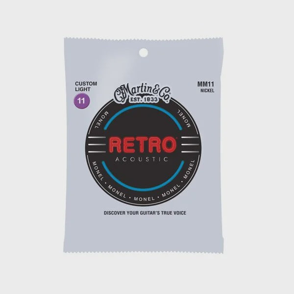 Martin Retro Acoustic Custom Light 11-52 Guitar Strings