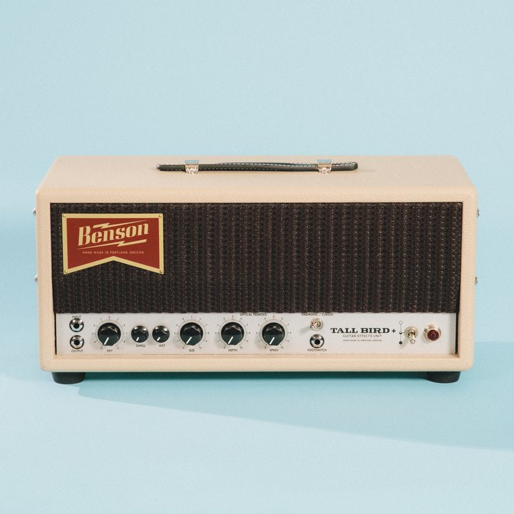 Benson Amps Tall Bird Plus - Spring Reverb & Tremolo - Blonde Tolex/Purple Grill