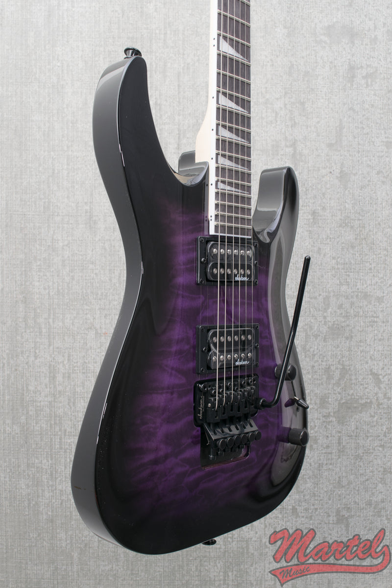 Jackson JS Series Dinky Arch Top JS32Q DKA  Transparent Purple Burst